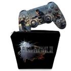 Capa Case e Skin Compatível PS4 Controle - Final Fantasy XV A
