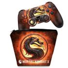 Capa Case e Skin Compatível PS4 Controle - Mortal Kombat
