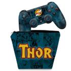 Capa Case e Skin Compatível PS4 Controle - Thor Comics - Pop Arte Skins