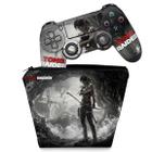 Capa Case e Skin Compatível PS4 Controle - Tomb Raider