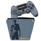 Capa Case e Skin Compatível PS4 Controle - Uncharted 4 Limited Edition
