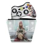Capa Case e Skin Compatível Xbox 360 Controle - Final Fantasy Xiii a