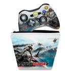 Capa Case e Skin Compatível Xbox 360 Controle - Just Cause 2