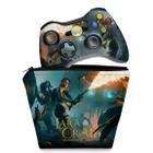 Capa Case e Skin Compatível Xbox 360 Controle - Lara Croft Temple Osiris