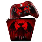 Capa Case e Skin Compatível Xbox One Fat Controle - Diablo IV 4