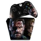 Capa Case e Skin Compatível Xbox One Fat Controle - Metal Gear Solid V