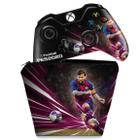 Capa Case e Skin Compatível Xbox One Fat Controle - Pes 2020