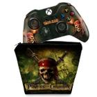 Capa Case e Skin Compatível Xbox One Fat Controle - Piratas Do Caribe