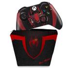 Capa Case e Skin Compatível Xbox One Fat Controle - Spider-Man: Miles Morales