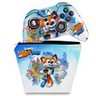 Capa Case e Skin Compatível Xbox One Fat Controle - Super Lucky'S Tale