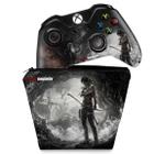 Capa Case e Skin Compatível Xbox One Fat Controle - Tomb Raider