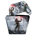 Capa Case e Skin Compatível Xbox One Slim X Controle - Rise Of The Tomb Raider