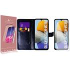 Capa Case Flip Carteira + 2 Pelicula Vidro Compativel Galaxy M23 M236 6.6 - Luiza Cell25