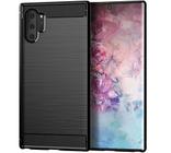 Capa Case Samsung Galaxy Note 10+ Plus (Tela 6.8) Carbon Fiber Anti Impacto