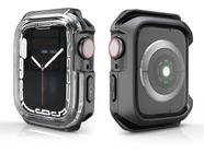 Capa Case shock proof + película gel para Apple Watch series 8 , 7 , 6