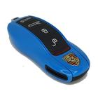 Capa Chave Porsche ul Claro, Miami Blue L+S 911 Boxster - Veon Importados