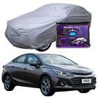 Capa Cobrir Carro CRUZE SEDAN 100% Forrada Armada Force 100% Impermeável Forro Total Protege Sol Chuva Poeira Lona Proteção Automotiva Hatch e Sedan