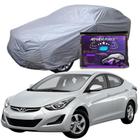 Capa Cobrir Carro ELANTRA 100% Forrada Armada Force 100% Impermeável Forro Total Protege Sol Chuva Poeira Lona Proteção Automotiva Hatch e Sedan