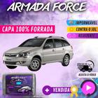 Capa Cobrir Carro PALIO WEEKEND 100% Forrada Armada Force 100% Impermeável Forro Total Protege Sol Chuva Lona Proteção Automotiva