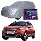 Capa Cobrir Carro PEUGEOT 2008100% Forrada Armada Force 100% Impermeável Forro Total Protege Sol Chuva Lona Proteção Automotiva