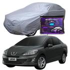 Capa Cobrir Carro PEUGEOT 408 SEDAN 100% Forrada Armada Force 100% Impermeável Forro Total Protege Sol Chuva Lona Proteção Automotiva