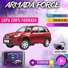 Capa Cobrir Carro TIGGO 100% Forrada Armada Force 100% Impermeável Forro Total Protege Sol Chuva Poeira Lona Proteção Automotiva Hatch e Sedan