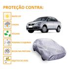 Capa Cobrir Carro Volks Polo Sedan Com Proteção Impermeável - Mosaner Store