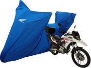 Capa Cobrir Moto Honda Xre 300 Com Espaço Top Case Bau