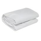 Capa Colchão Impermeável Protetor Cama Casal Com Elástico 188 x 138cm 100% Poliéster Branco