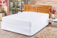 Capa Colchão Impermeável Queen Matelado Com Elástico Branco