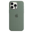 Capa com MagSafe para iPhone 15 Pro Max, Apple, Silicone, Verde-cipreste