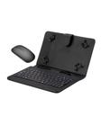 Capa com Teclado + Mouse Recarregável Para Tablet Redmi Pad 8.7 Polegadas