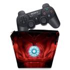 Capa Compatível PS3 Controle Case - Iron Man