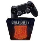 Capa Compatível PS4 Controle Case - Call of Duty Black Ops 4