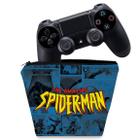 Capa Compatível PS4 Controle Case - Homem-Aranha Spider-Man Comics