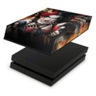 Capa Compatível PS4 Fat Anti Poeira - Harley Quinn - Arlequina b - Pop Arte Skins