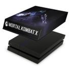 Capa Compatível PS4 Fat Anti Poeira - Mortal Kombat X - Sub Zero