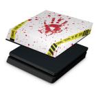 Capa Compatível PS4 Slim Anti Poeira - Cena de Crime Scene