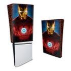 Capa compatível PS5 Slim Vertical Anti Poeira - Iron Man Homem De Ferro