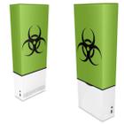 Capa Compatível Xbox Series S Vertical Anti Poeira - Biohazard Radioativo