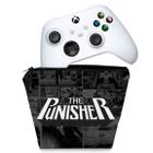 Capa Compatível Xbox Series S X Controle Case - The Punisher Justiceiro Comics