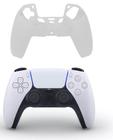 Capa controle dualsense playstation 5 branca antiderrapante