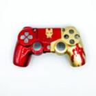 Capa Controle Ps4 Jet Black (Iron Man)