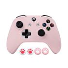 Capa controle x box one s x rosa pastel silicone proteção