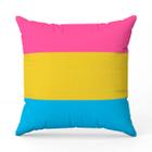 Capa de Almofada Avulsa Estampada Bandeiras LGBT Cores 45cm x 45cm - DOURADOS ENXOVAIS