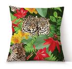 Capa De Almofada Decorativa Animais Animal Print Luxo - Prime Decor House