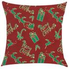 Capa de Almofada Jacquard Luxo Natal Renas 43x43cm - Sua Casa Decor