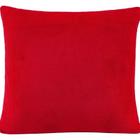 Capa de Almofada Veneza Fleece Vermelho