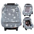 Capa de assento de carro para bebê Kaseeous Fleece Plush Glow in The Dark