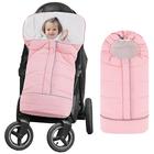 Capa de carrinho de passeio Yoofoss Winter Water Resistant Warm Coral